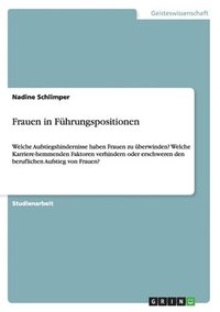 bokomslag Frauen in Führungspositionen