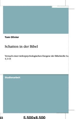 Schatten in der Bibel