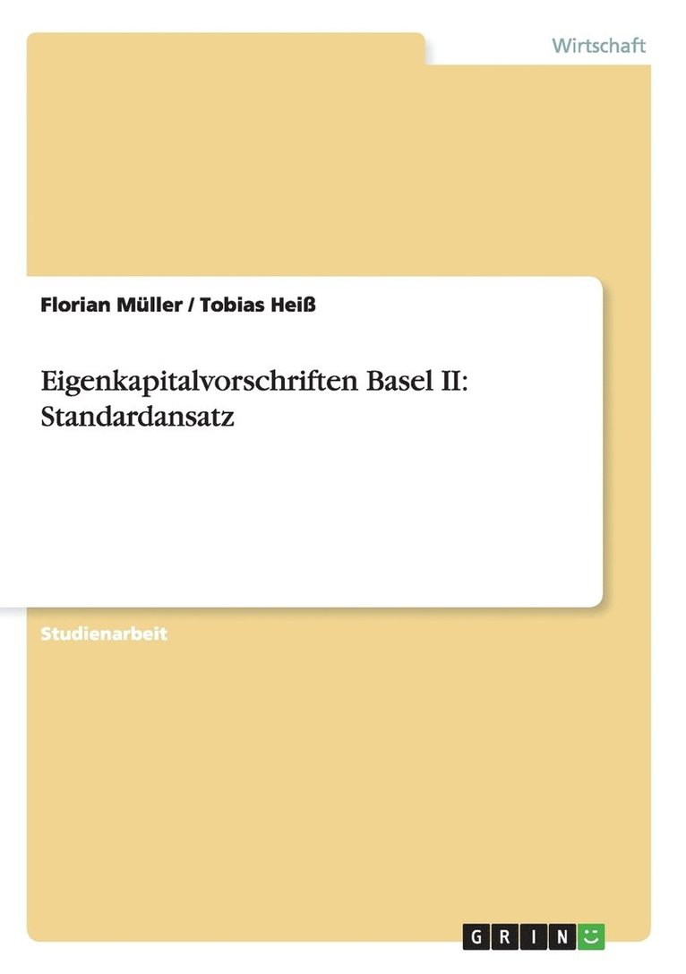 Eigenkapitalvorschriften Basel II 1