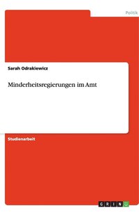 bokomslag Minderheitsregierungen im Amt