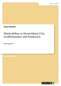 bokomslag Mindestlhne in Deutschland, USA, Grobritannien und Frankreich