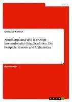 bokomslag Nation-Building Und Die Arbeit Internationaler Organisationen. Die Beispiele Kosovo Und Afghanistan