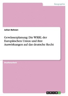bokomslag Gewasserplanung