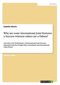 bokomslag Why are some International Joint Ventures a Success whereas others are a Failure?