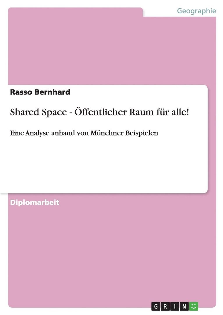 Shared Space - ffentlicher Raum fr alle! 1