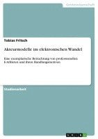 bokomslag Akteurmodelle Im Elektronischen Wandel