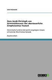 bokomslag Hans Jacob Christoph von Grimmelshausen