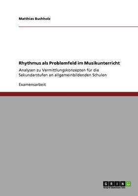 bokomslag Rhythmus als Problemfeld im Musikunterricht