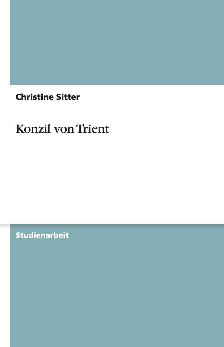 Christine Sitter - Konzil von Trient, Häftad