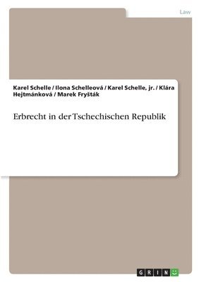 bokomslag Erbrecht in Der Tschechischen Republik