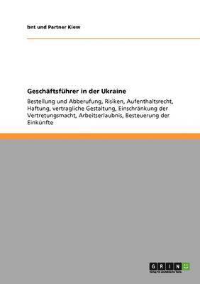 bokomslag Geschäftsführer in der Ukraine