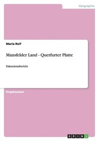 bokomslag Mansfelder Land - Querfurter Platte