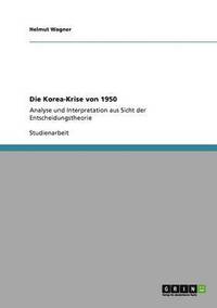bokomslag Die Korea-Krise Von 1950