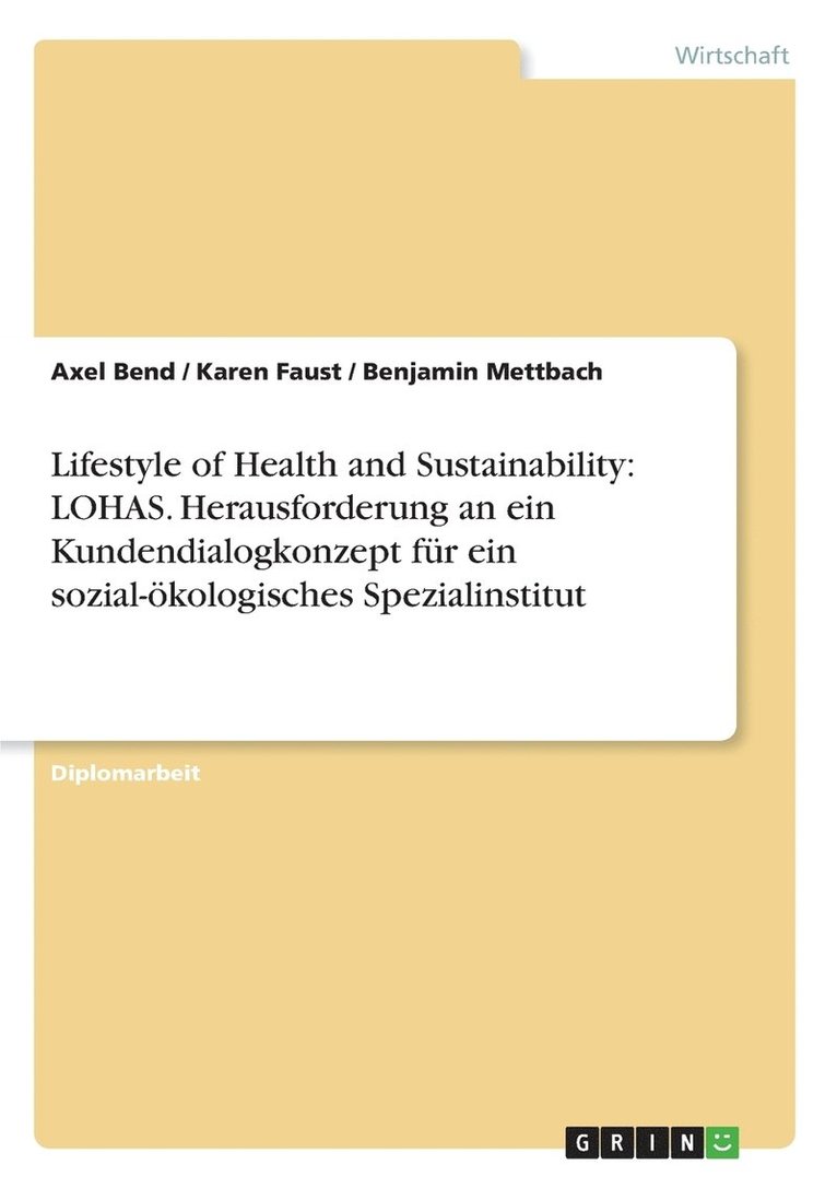 Lifestyle of Health and Sustainability 1