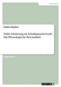 bokomslag Frhe Frderung im Schriftspracherwerb