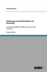 bokomslag Sanierung von Unternehmen im Krisenfall