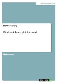 bokomslag Kinderreichtum Gleich Armut?