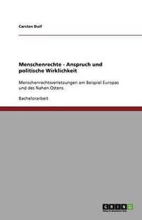 bokomslag Menschenrechte - Anspruch und politische Wirklichkeit