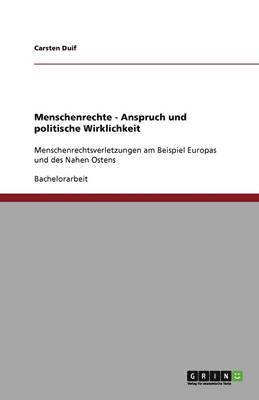 bokomslag Menschenrechte - Anspruch und politische Wirklichkeit