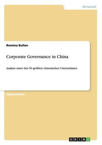 bokomslag Corporate Governance in China