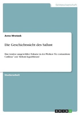 bokomslag Geschichtssicht des Sallust