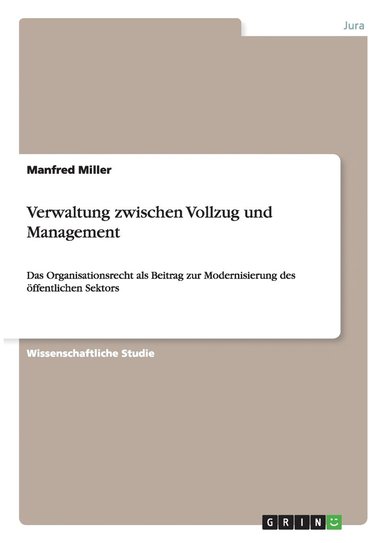 bokomslag Verwaltung zwischen Vollzug und Management