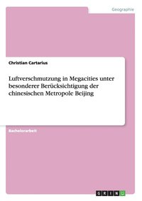 bokomslag Luftverschmutzung In Megacities Unter Be