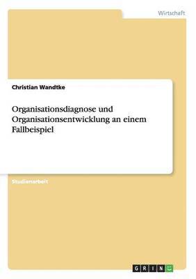 bokomslag Organisationsdiagnose Und Organisationsentwicklung An Einem Fallbeispiel