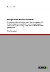 bokomslag Erfolgsfaktor "Kundenzeitschrift"