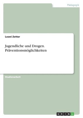 Leoni Zetter - Jugendliche und Drogen. Präventionsmöglichkeiten, Häftad