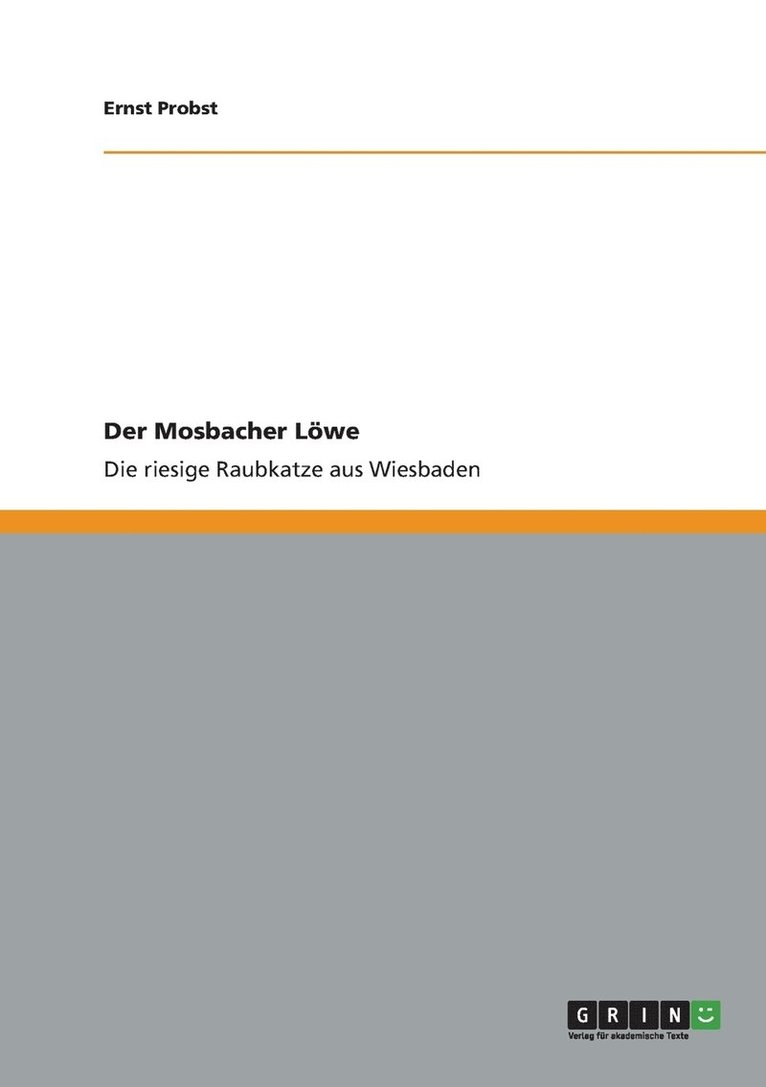 Der Mosbacher Lwe 1