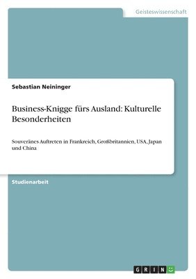 bokomslag Business-Knigge Furs Ausland