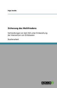 bokomslag Sicherung des Weltfriedens