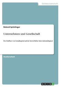 bokomslag Unternehmen Und Gesellschaft