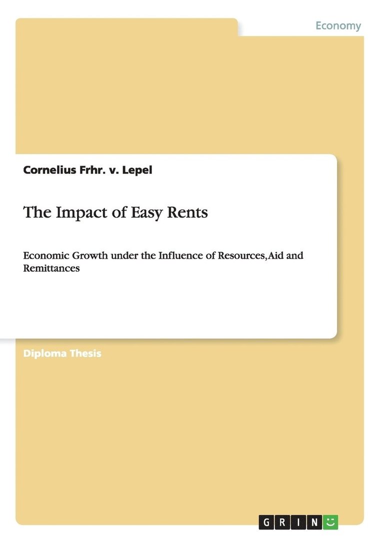 The Impact of Easy Rents 1