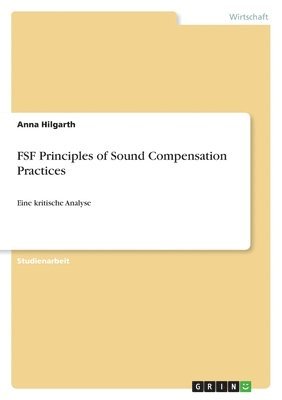 bokomslag FSF Principles of Sound Compensation Practices