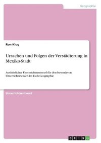 bokomslag Ursachen Und Folgen Der Verst Dterung in Mexiko-Stadt