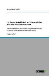 bokomslag Persistenz, Brüchigkeit und Konstruktion von Geschlechtsidentitäten