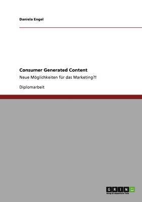 bokomslag Consumer Generated Content