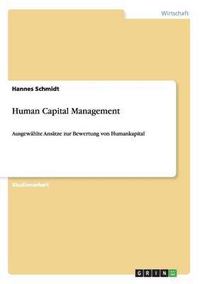 bokomslag Human Capital Management