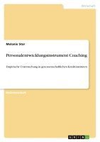 bokomslag Personalentwicklungsinstrument Coaching