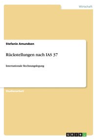bokomslag R Ckstellungen Nach IAS 37