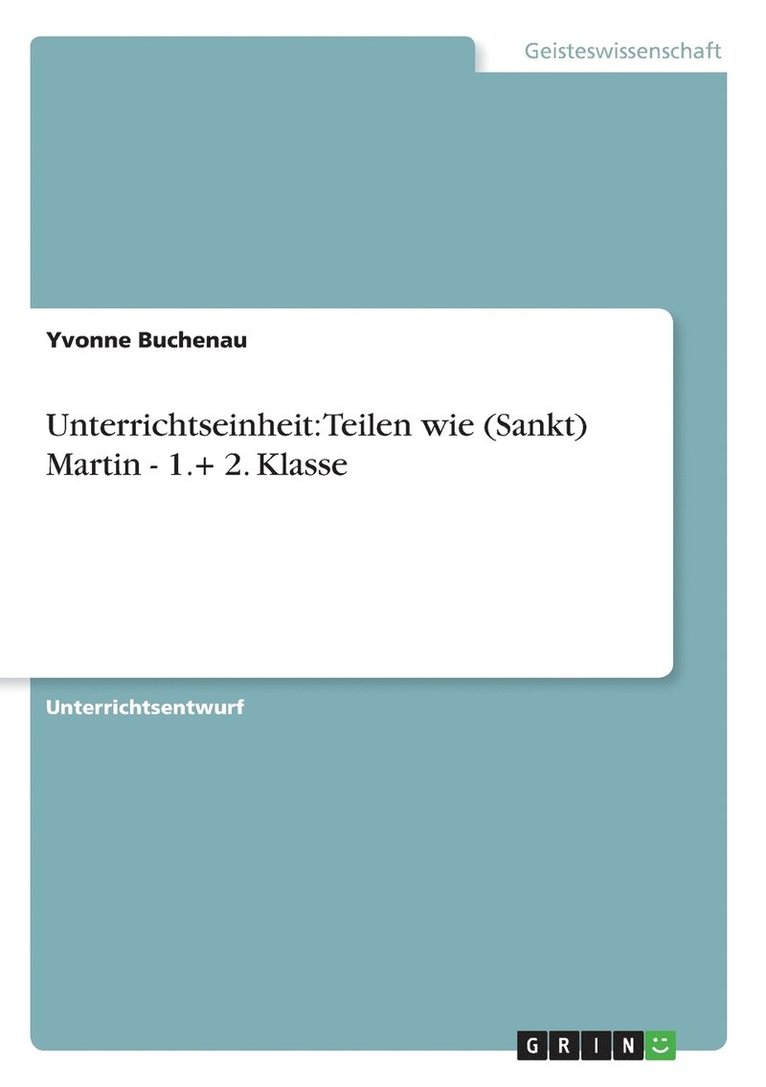 Unterrichtseinheit