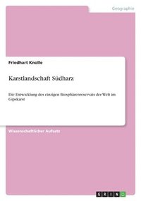 bokomslag Karstlandschaft Südharz