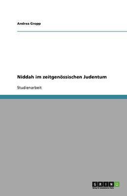 bokomslag Niddah im zeitgenössischen Judentum
