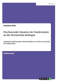 bokomslag Psychosoziale Situation Der Studierenden an Der Hochschule Esslingen