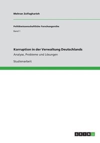 bokomslag Korruption in der Verwaltung Deutschlands