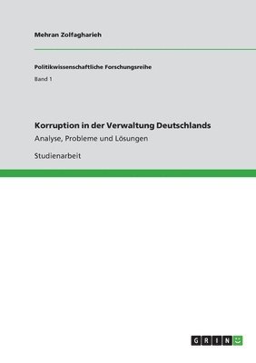 bokomslag Korruption in der Verwaltung Deutschlands
