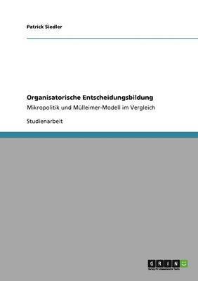 bokomslag Organisatorische Entscheidungsbildung