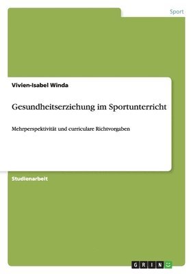 bokomslag Gesundheitserziehung im Sportunterricht